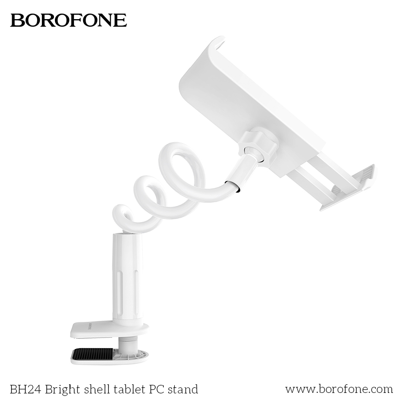 BOROFONE BH24 Bright shell gooseneck tablet holder NZ 2